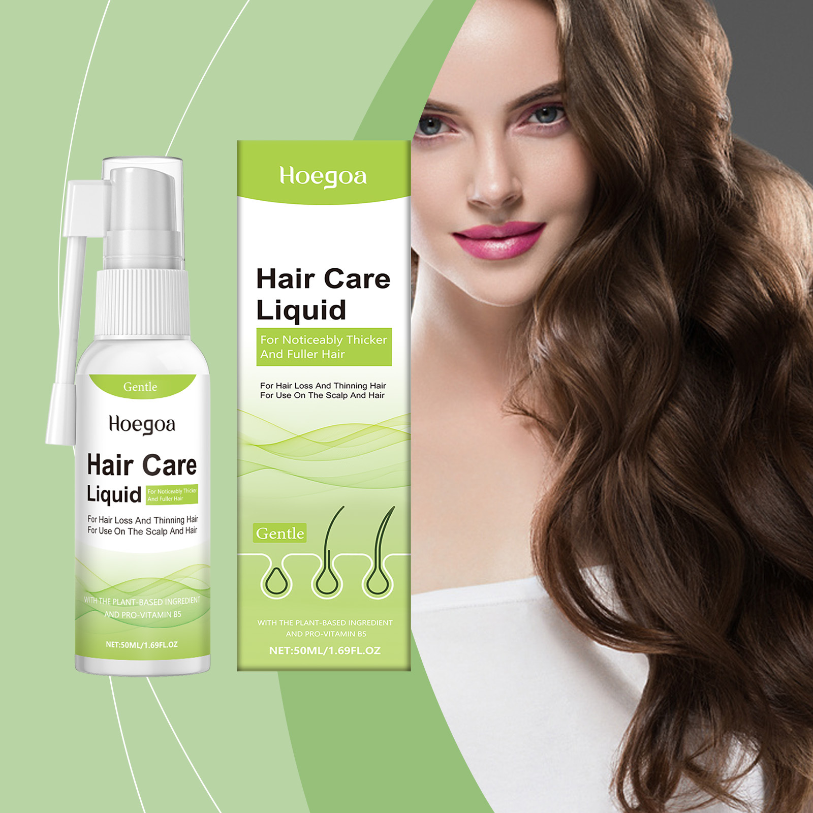 Hair Care For Curly Dry Hair - Hair Growth Spray Regrowth Prevent Hair