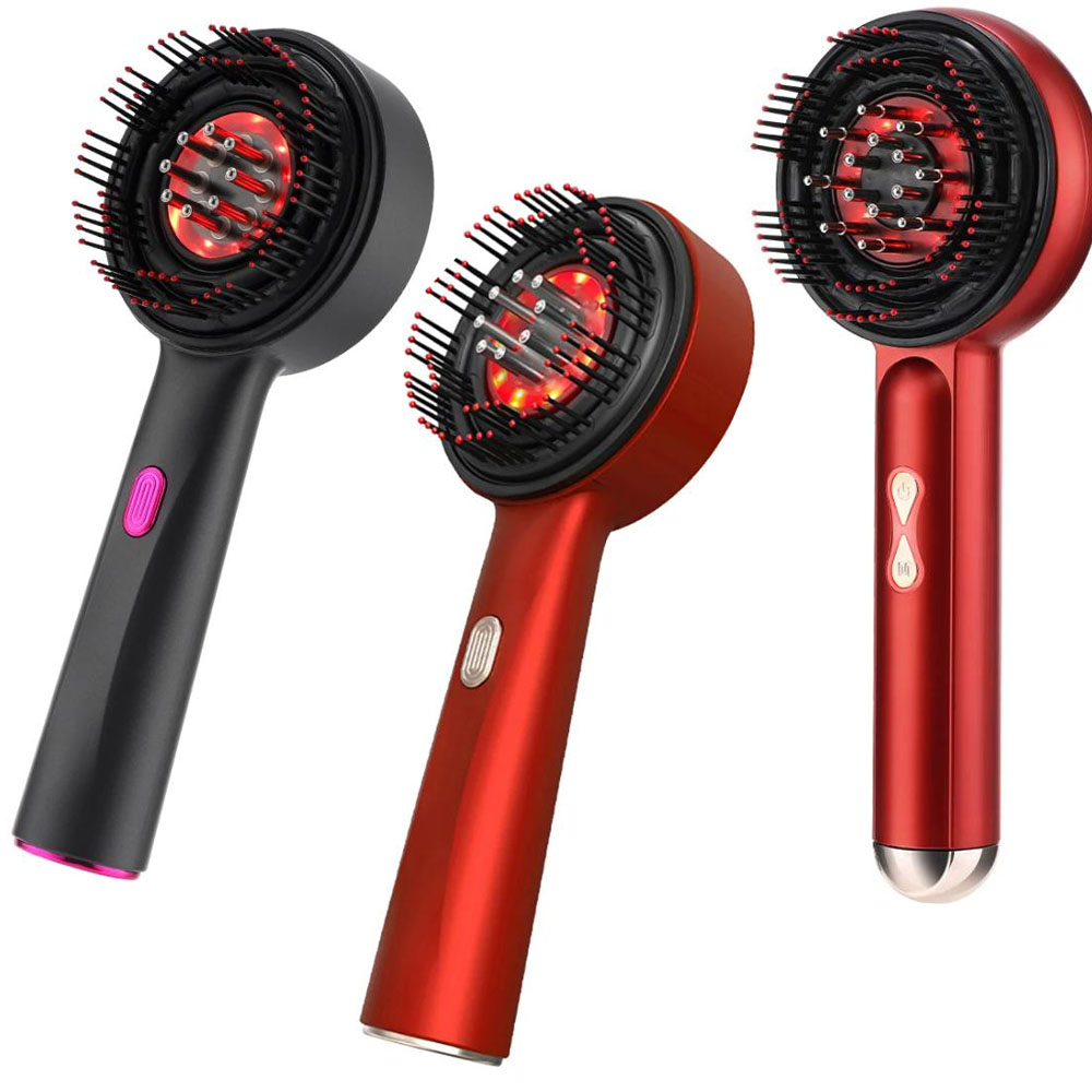 Hair Growth Serum Oil - Electric Head Kneading Massage Comb Scalp