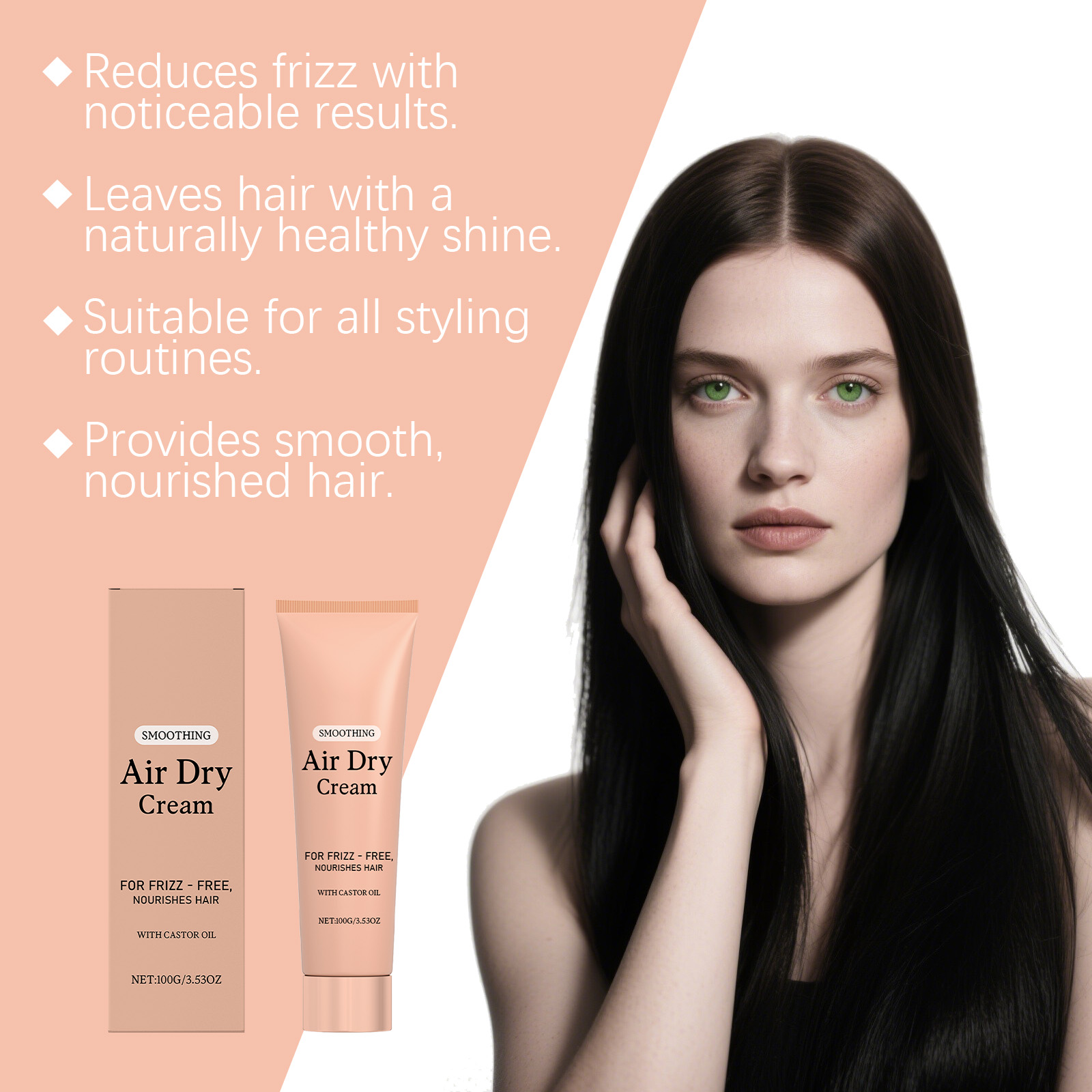 Hair Supple Care Cream Nourish - Hair Care For Curly Dry Hair recension och pris