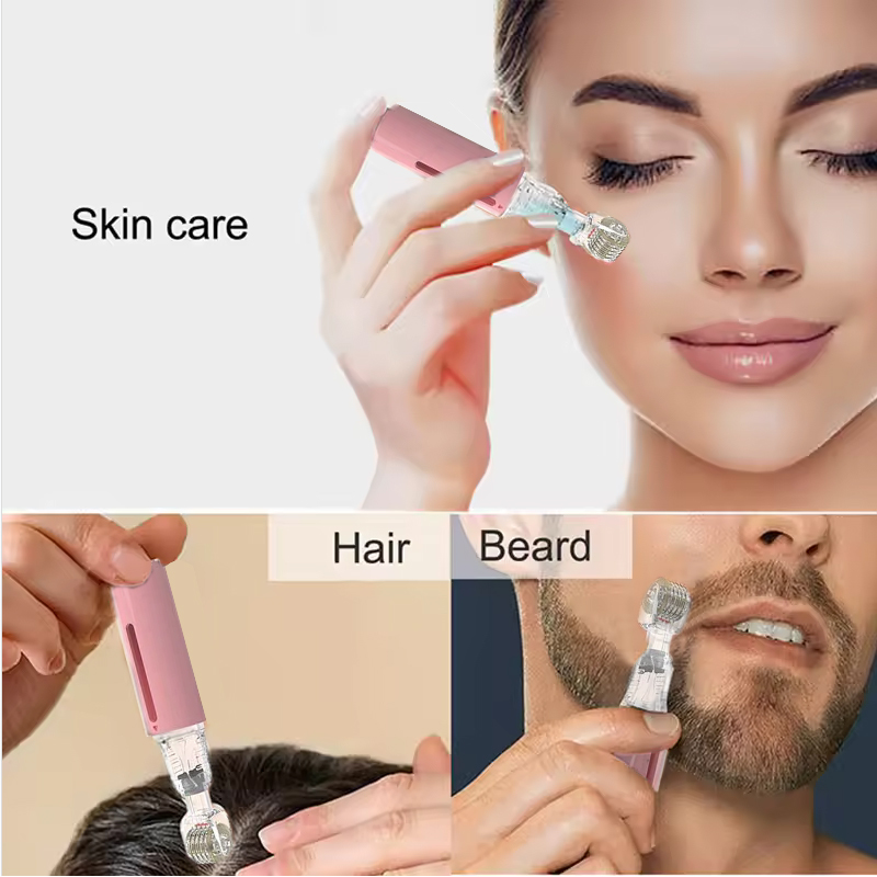 Women Facial Lip Derma Roller  - Hair Growth Serum Oil recension och pris