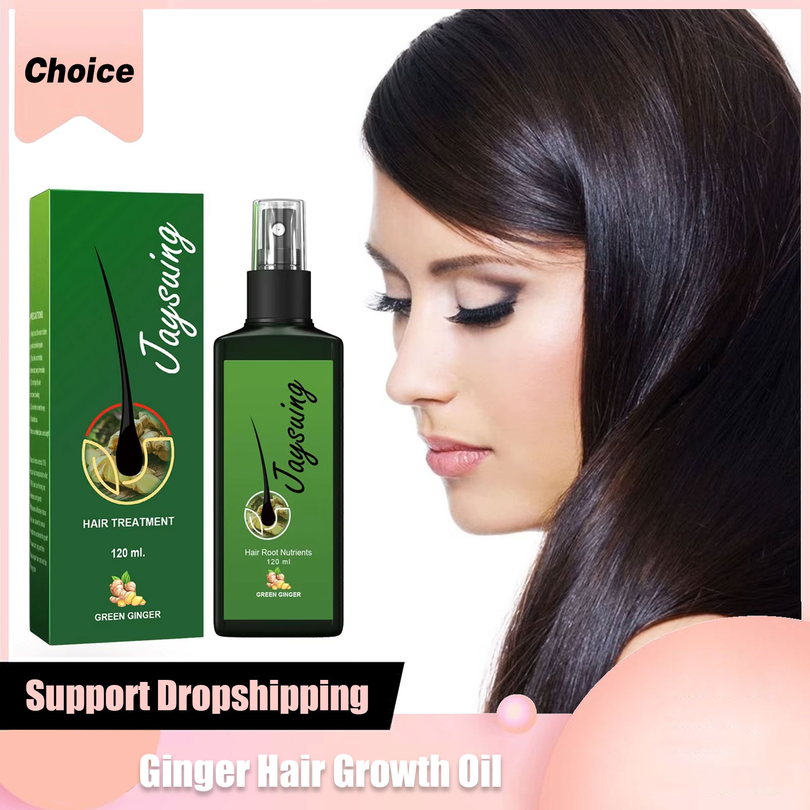 Fast Ginger Hair Growth Spray  - Hair Growth Serum Oil recension och pris