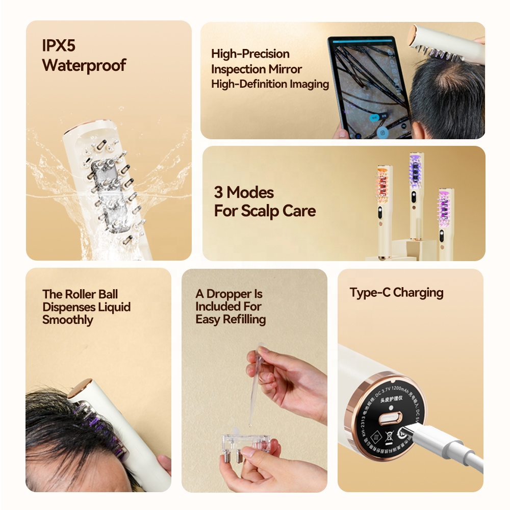 Hair Loss Treatment Comb Elect - Hair Growth Serum Oil recension och pris