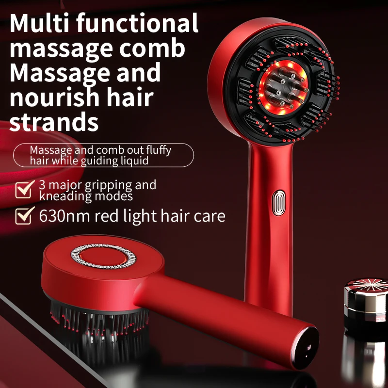 Electric Massage Comb Portable - Hair Growth Serum Oil recension och pris