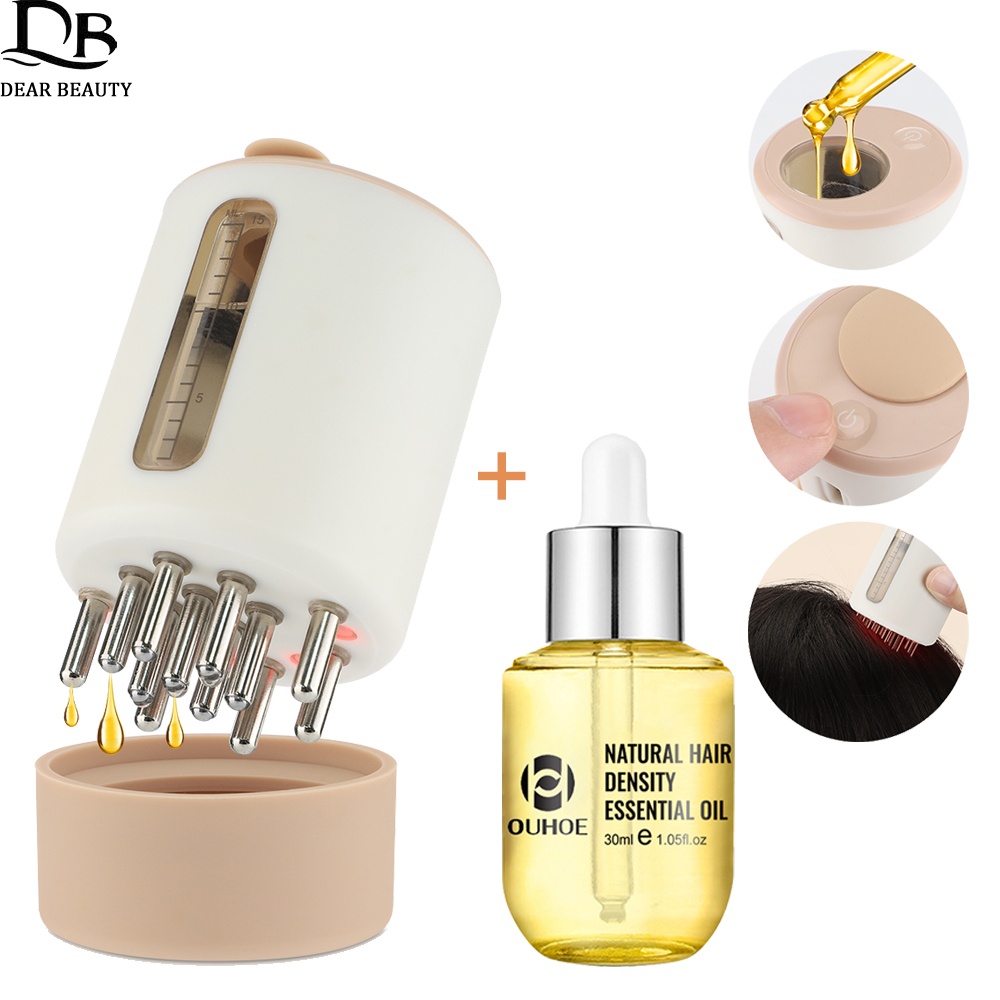 Electric Vibration Head Massag - Hair Growth Serum Oil recension och pris