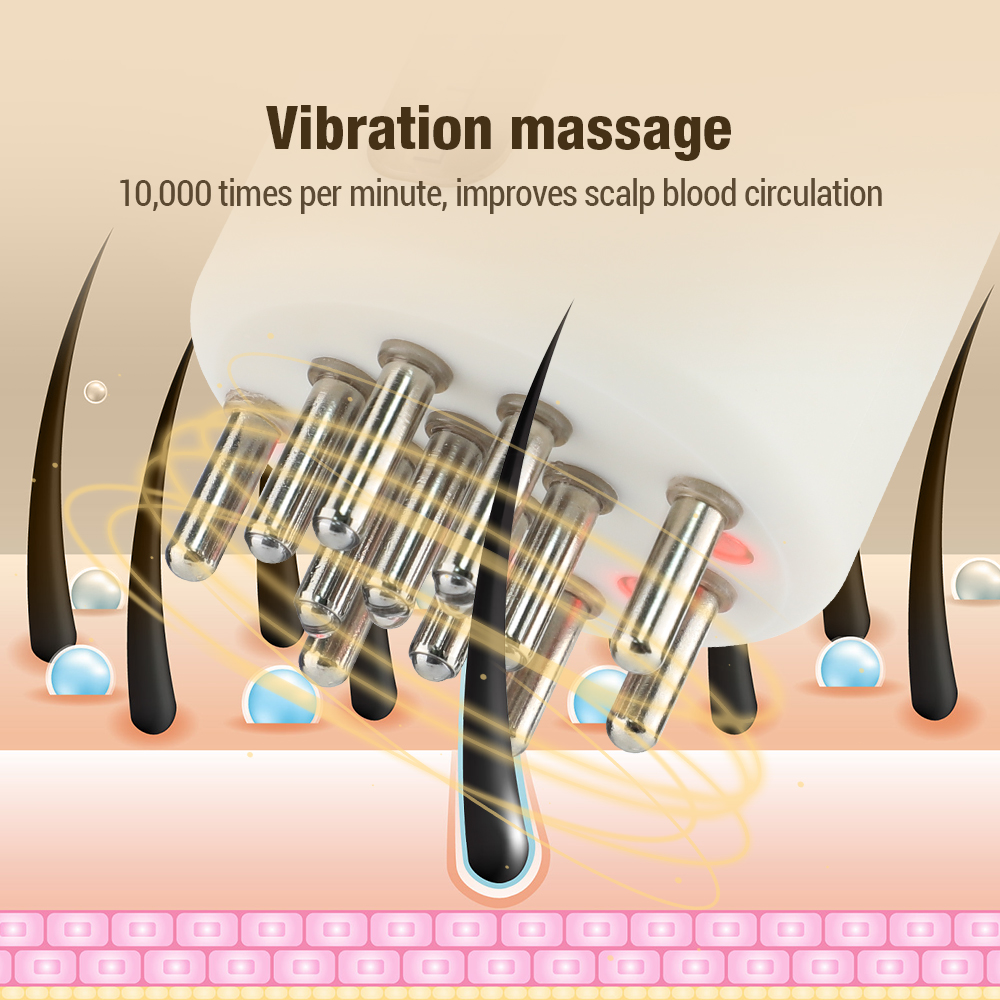 Electric Vibration Head Massag - Hair Growth Serum Oil recension och pris