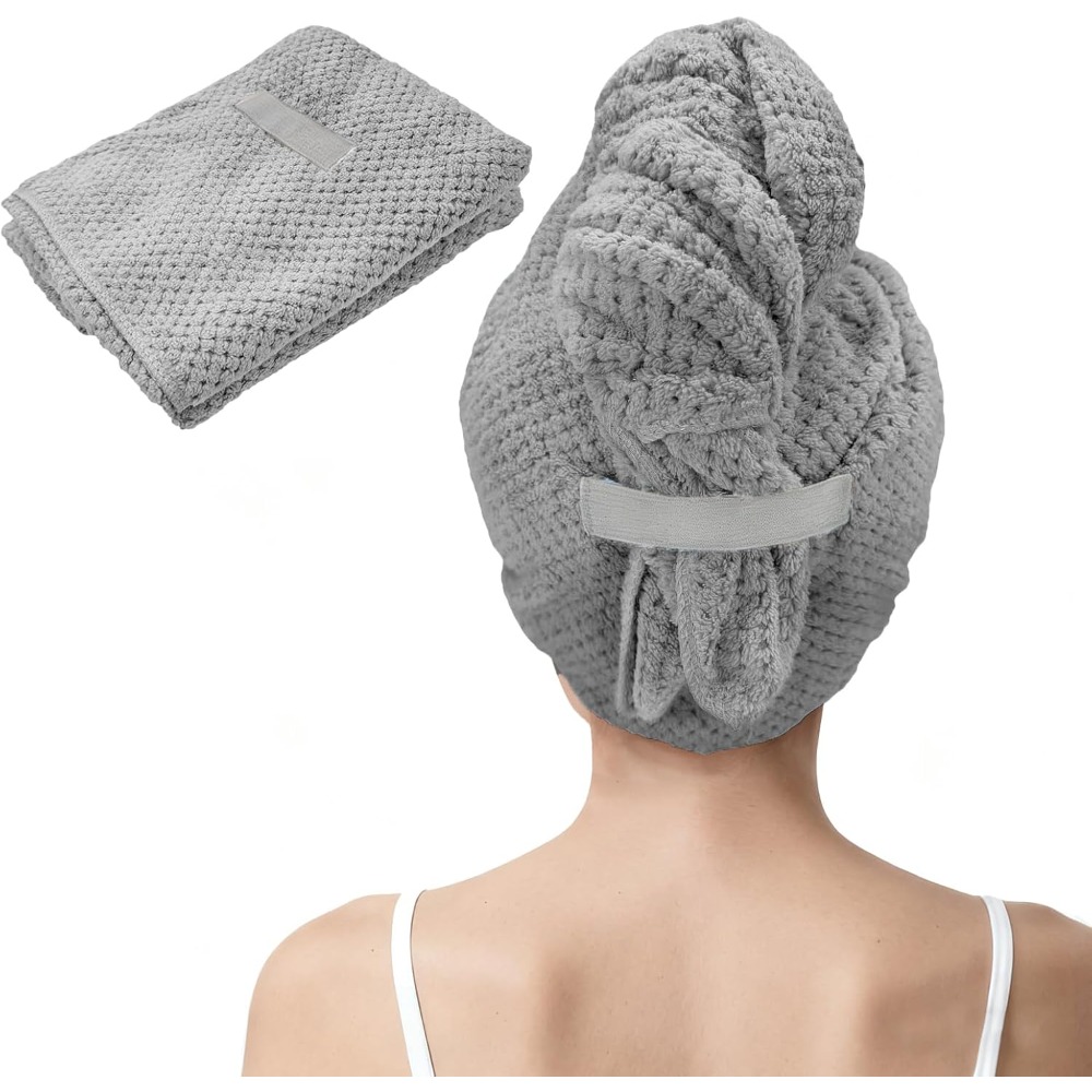 Large Microfiber Hair Towel Wr - Hair Care For Curly Dry Hair recension och pris