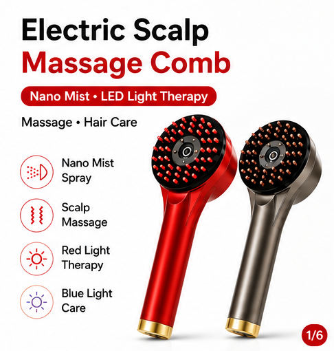4-in-1 Electric Scalp Massager - Hair Care Homemade recension och pris
