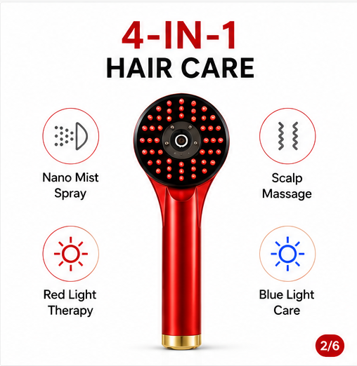 4-in-1 Electric Scalp Massager - Hair Care Homemade recension och pris