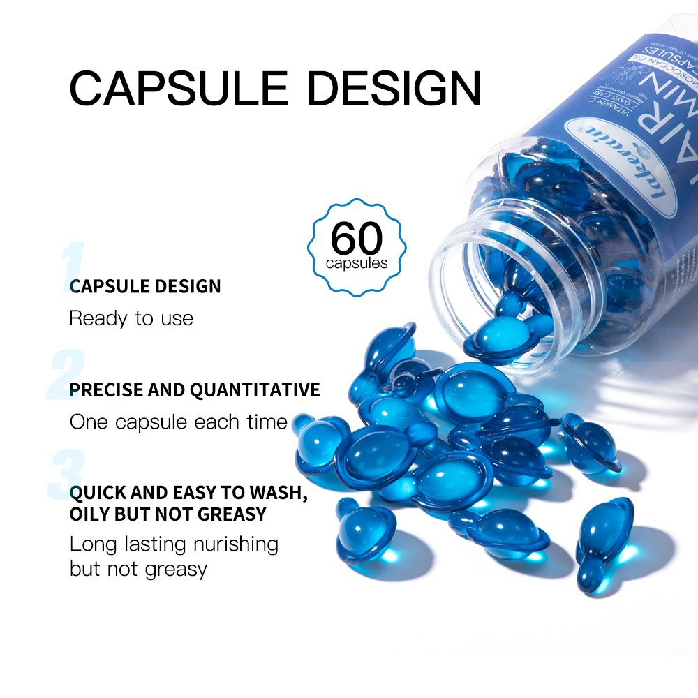 60 Count 0.5ml Hair Oil Capsul - Hair Care Capsule recension och pris