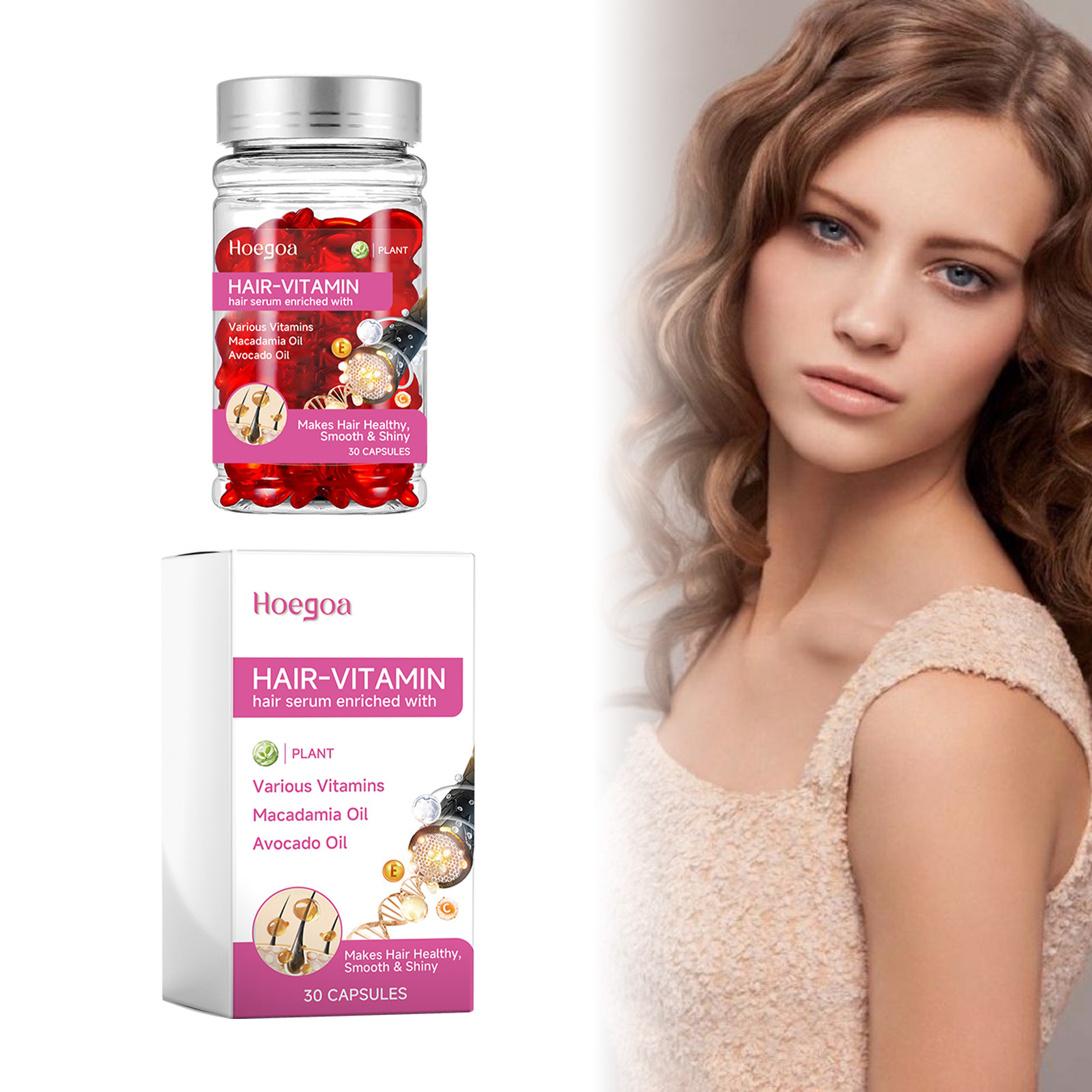 Vitamin Hair Growth Serum Caps - Hair Growth Serum Oil recension och pris