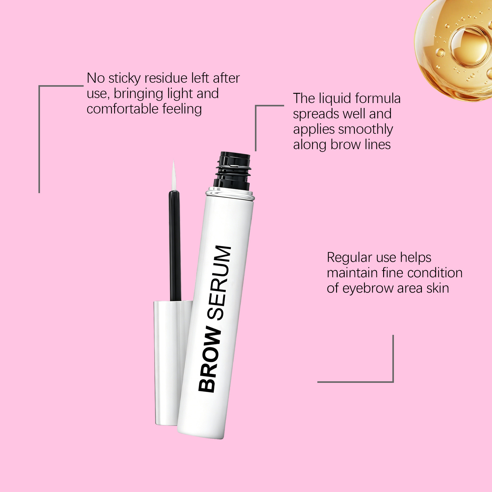 Castor Oil Eyebrow Growth Seru - Hair Growth Serum Oil recension och pris