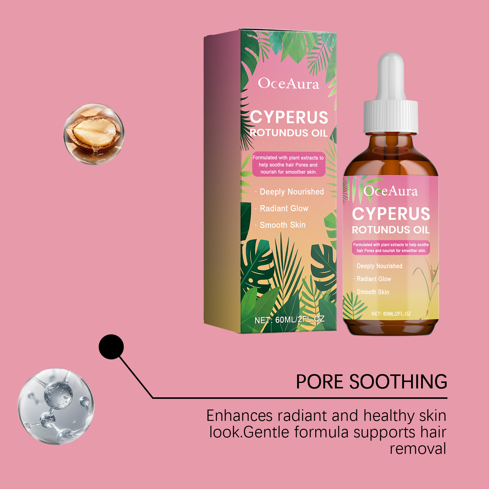 Inhibit Hair Growth Cyperus Ro - Hair Growth Serum Oil recension och pris