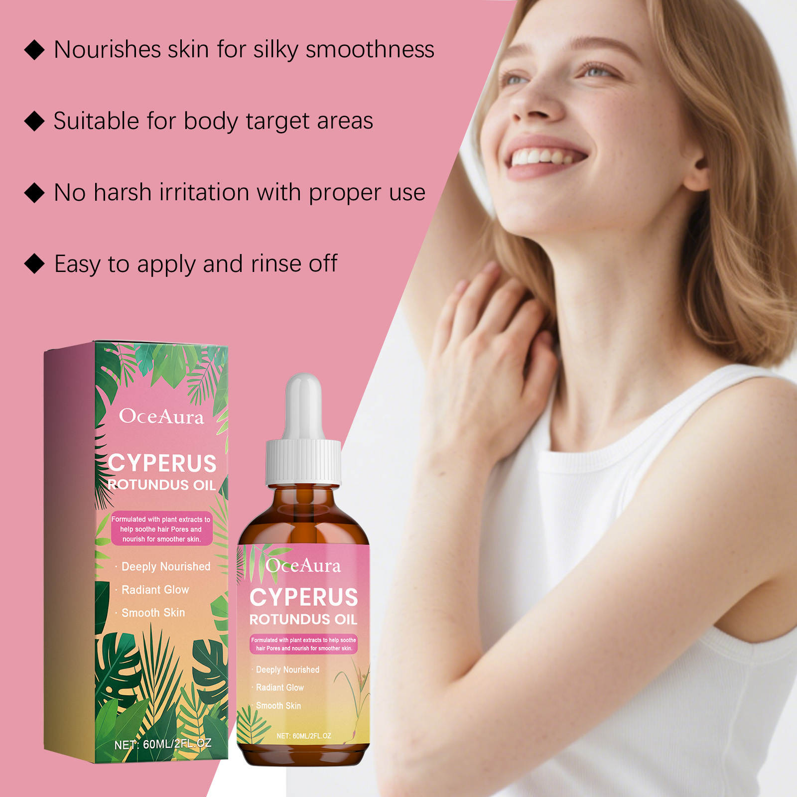 Inhibit Hair Growth Cyperus Ro - Hair Growth Serum Oil recension och pris